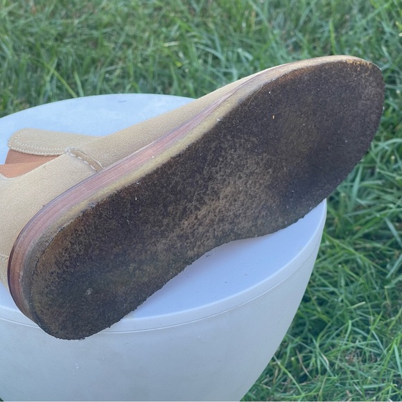 Sperry Gold Cup Boots Mens Size 10.5 Tan Brown Suede Crepe Soles Chukka Slip On - Picture 13 of 13
